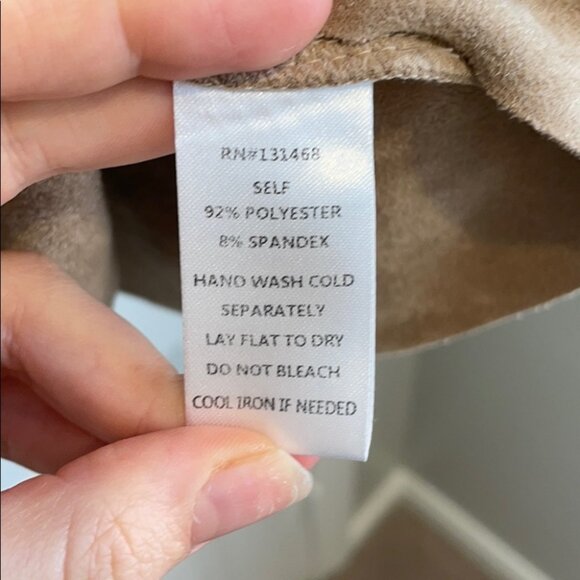 Fate front zipper suede dress - Picture 3 of 4